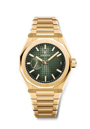 Zenith 30.9300.3620/74.I001 : Defy Skyline Yellow Gold / Green