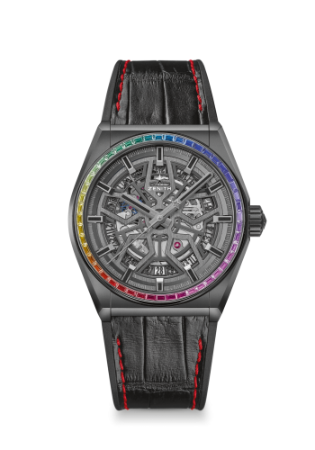 Zenith 33.9002.670/96.R587 : Defy Classic 41mm Black Ceramic / Rainbow / Greater China