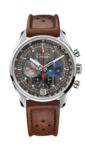 Zenith 03.2046.400/25.C771 : El Primero Chronomaster 42 Stainless Steel / Anthracite / Strap / Classic Cars