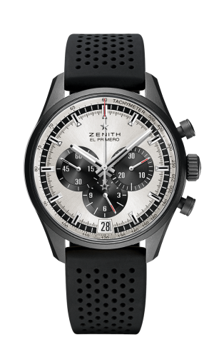 Zenith 24.2041.400/01.R576 : El Primero Chronomaster 42 Aluminium / Silver / Rubber Strap