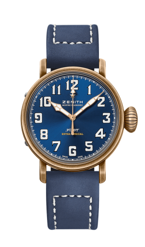 Zenith 29.1940.679/57.C808 : Pilot Type 20 Extra Special Bronze / Blue / Strap