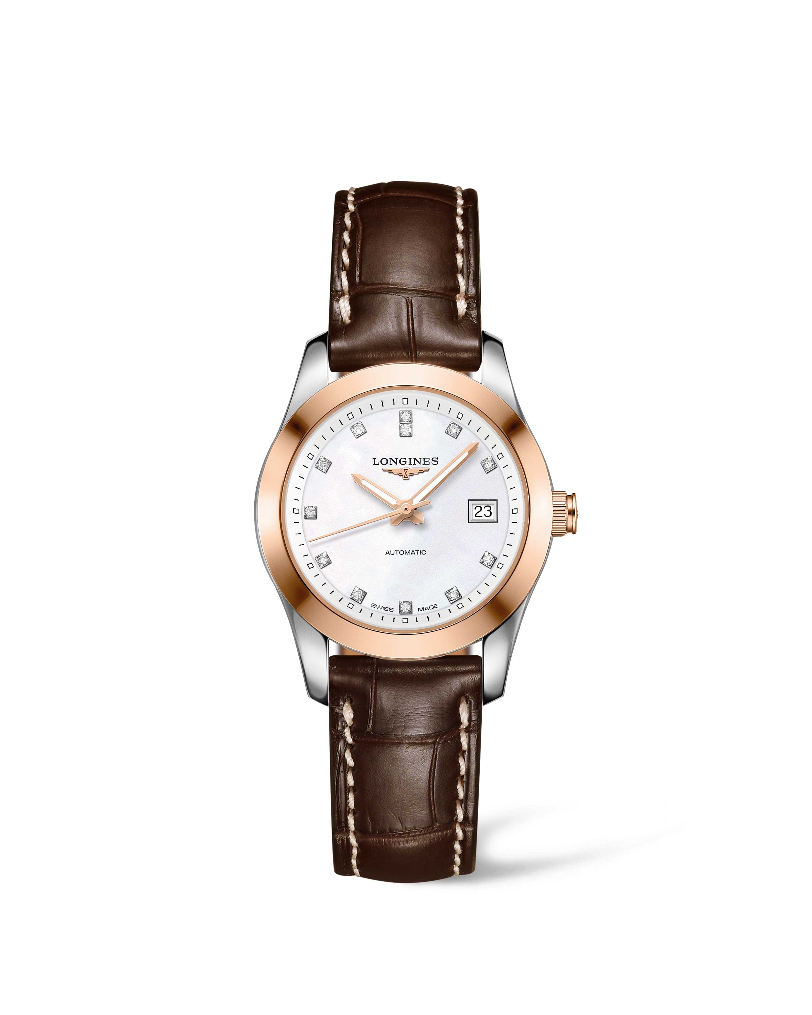 Longines L2.285.5.87.3 : Conquest Classic Automatic 29.5 Stainless ...