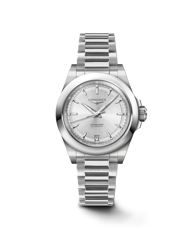 Longines L3.430.4.72.6 : Conquest 34 Stainless Steel / Silver ...