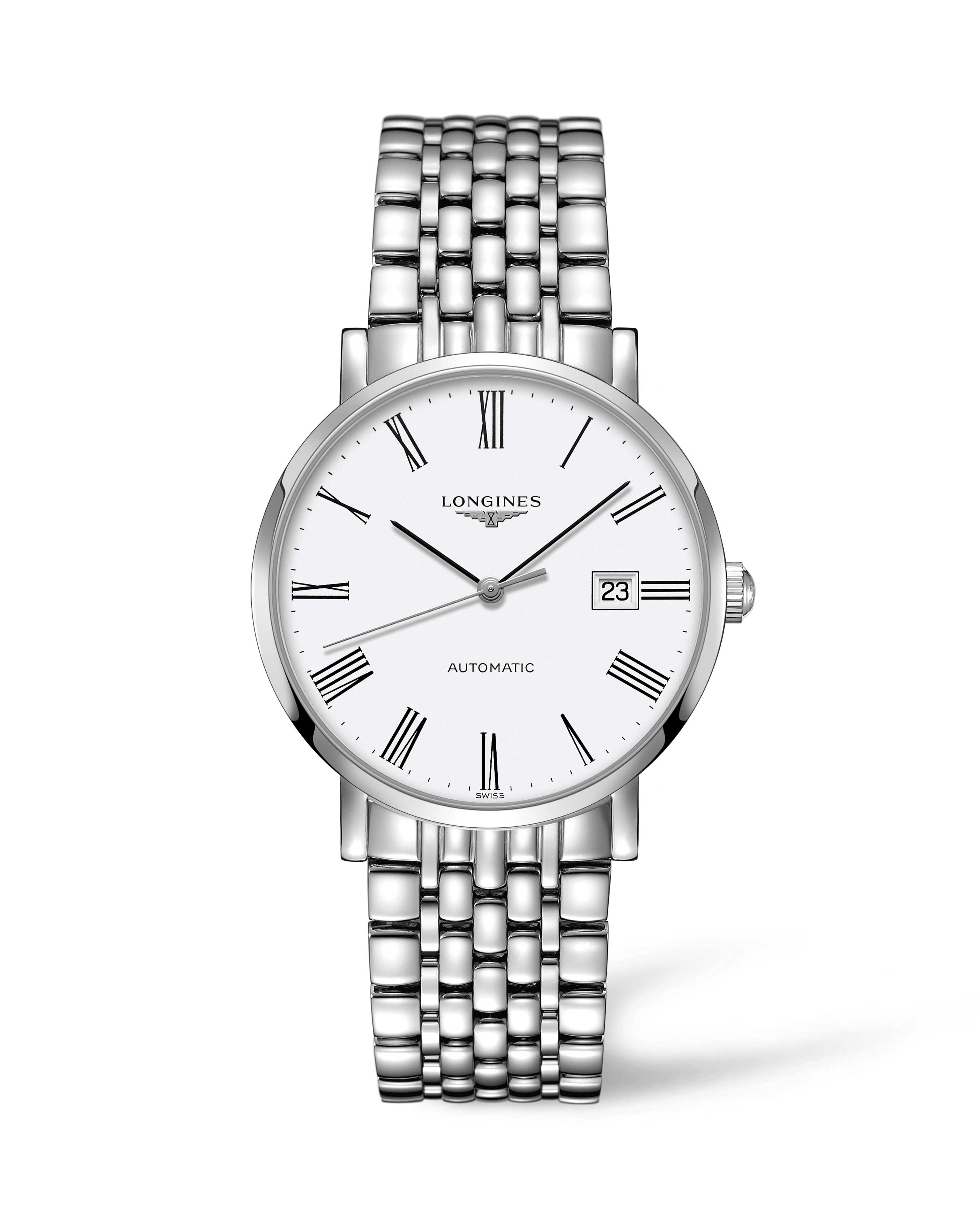 Longines L4.910.4.11.6 : Elegant Collection Automatic 39 Stainless ...