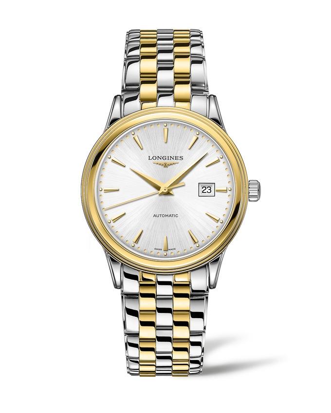 Longines L4.984.3.79.7 : Flagship 40 Stainless Steel - Yellow Gold ...