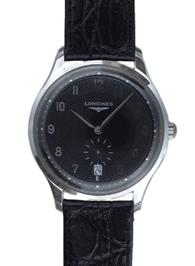 Longines L4.685.6.56.2 Heritage Prestige White Gold Black