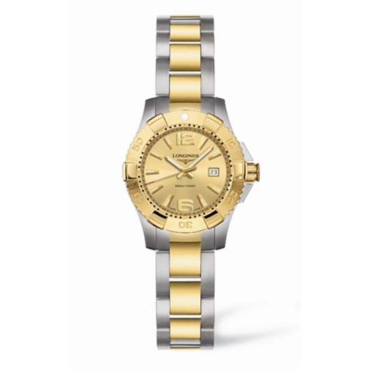 Longines L3.147.3.36.7 : Hydroconquest Quartz 25 Two Tone » WatchBase