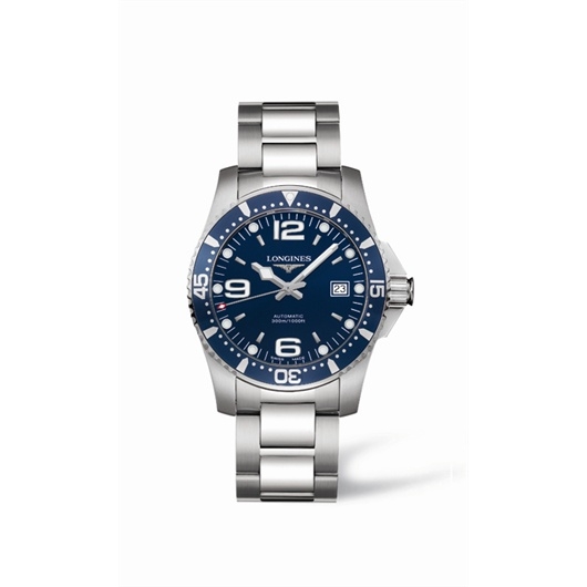 Longines L3.642.4.96.6 Hydroconquest Automatic 41 Blue WatchBase