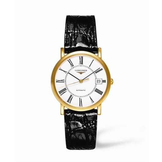 Longines L4.778.6.11.2 : Presence 34.5 Automatic Gold » WatchBase