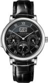 A. Lange & Söhne Saxonia Minute Repeater Perpetual Platinum / Black Enamel (607.091FE)