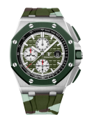 Audemars Piguet Royal Oak Offshore 44 Stainless Steel / Ceramic / Khaki / Rubber (26400SO.OO.A055CA.01)