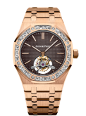 Audemars Piguet Royal Oak Ultra Thin Tourbillon Pink Gold / Baguette / Brown (26516OR.ZZ.1220OR.01)