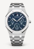 Audemars Piguet Royal Oak Perpetual Calendar Ultra Thin Titanium / Platinum / Blue / Bracelet (26586IP.OO.1240IP.01)