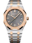 Audemars Piguet Royal Oak Selfwinding 34 Stainless Steel - Pink Gold / Grey / Bracelet (77450SR.OO.1361SR.03)