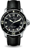 Blancpain Fifty Fathoms Automatique Stainless Steel / Black / Black Canvas (5015-1130-52A)