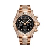 Breitling Avenger Chronograph 45 Red Gold - Diamond / Black / Bracelet (R13317721B1T1)