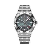 Breitling Chronomat 40 GMT Stainless Steel / Black MOP / Japan (A32398A91G1A1)