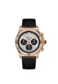 Breitling Chronomat B01 42 Red Gold - Diamond / Silver / Rubber (RB0134721G1S1)