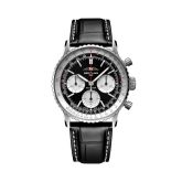 Breitling Navitimer B01 Chronograph 41 Stainless Steel / Black / Alligator (AB0139211B1P1)