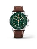 Breitling Navitimer B02 Chronograph 41 Cosmonaute Stainless Steel / Green / Wempe Signature Series (AB02304A1L1P1)