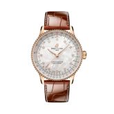 Breitling Navitimer Automatic 36 Red Gold / MOP / Alligator (R17327211A1P1)