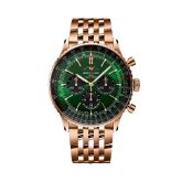 Breitling Navitimer B01 Chronograph 46 Red Gold / Green / Bracelet (RB0137241L1R1)