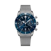 Breitling Superocean Heritage B01 Chronograph 42 Stainless Steel / Blue / Milanese (AB0156161C1A1)