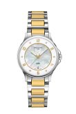 Certina DS-6 Lady Stainless Steel - Yellow Gold / MOP / Bracelet (C039.251.12.116.00)