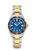 Certina DS Action Quartz 34.5 Stainless Steel - Yellow Gold / MOP / Bracelet (C048.210.22.131.00)