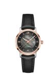 Certina DS Caimano Lady Automatic 29 Stainless Steel - Rose Gold / Black MOP (C035.007.27.127.00)