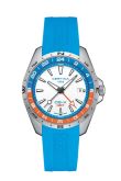 Certina DS-X GMT Stainless Steel / White / Rubber (C047.452.17.011.00)