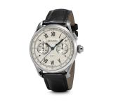 Eberhard Chronographe 1887 Automatique Stainless Steel / Silver - Roman (31082.04 CP)