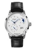 Glashütte Original PanoMatic Lunar Stainless Steel / Silver / Alligator / Folding (1-90-02-42-32-61)