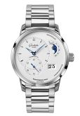 Glashütte Original PanoMatic Lunar Stainless Steel / Silver / Bracelet (1-90-02-42-32-71)
