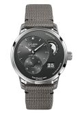 Glashütte Original PanoMatic Lunar Stainless Steel / Grey / Synthetic (1-90-02-43-32-66)