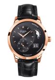 Glashütte Original PanoMatic Lunar Red Gold / Black / Alligator - Folding (1-90-02-49-35-61)