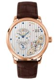 Glashütte Original PanoMaticInverse Red Gold / Silver / Nubuck - Folding (1-91-02-01-05-62)