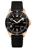 Glashütte Original SeaQ Panorama Date Red Gold / Black / Synthetic - Folding (1-36-13-03-90-35)