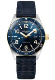 Glashütte Original SeaQ Date Stainless Steel / Blue / Synthetic - Folding (1-39-11-10-70-34)