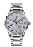 Glashütte Original Senator Perpetual Calendar Stainless Steel / Grey / Bracelet (1-36-12-03-02-71)