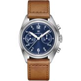 Hamilton Khaki Aviation Pilot Pioneer Mechanical Chronograph Stainless Steel / Blue (H76409540)