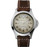 Hamilton Khaki Field King Auto 40 Stainless Steel / Beige (H64455523)