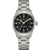Hamilton Khaki Field Mechanical Power Reserve Stainless Steel / Black / Bracelet (H69509130)
