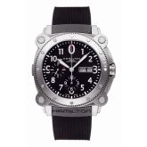 Hamilton Khaki Navy BeLOWZERO Auto Chrono Stainless Steel / Black / Rubber (H78616333)