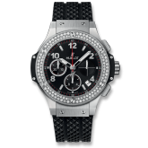 Hublot Big Bang 41 Stainless Steel / Diamond / Black (341.SX.130.RX.114)