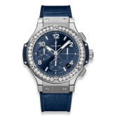 Hublot Big Bang 41 Stainless Steel / Diamond / Blue (341.SX.7170.LR.1204)