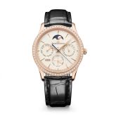 Jaeger-LeCoultre Master Ultra Thin Perpetual Pink Gold - Diamond / Eggshell (Q1142501)