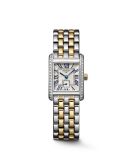 Longines Mini DolceVita 21.5 Quartz Stainless Steel - Yellow Gold - Diamond / Silver / Bracelet (L5.200.5.78.7)