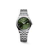Longines Flagship 30 Stainless Steel / Green / Bracelet (L4.374.4.02.6)