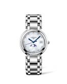 Longines PrimaLuna 34 Quartz Moonphase Stainless Steel / MOP / Bracelet (L8.116.4.87.6)